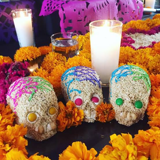 CALAVERITAS DE AMARANTO DE TEMOAC PARA CELEBRAR DÍA DE MUERTOS