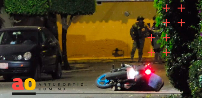 Matan motociclista Colonia Volcanes Cuernavaca