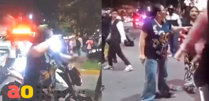 Mujer saca arma en pelea en Yautepec