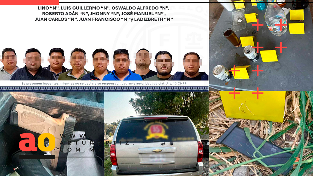 DETIENEN A NUEVE TRABAJADORES DE FUNERARIA EN TEMIXCO