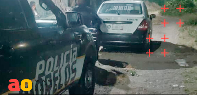 Taxista es atacado a balazos en Yecapixtla