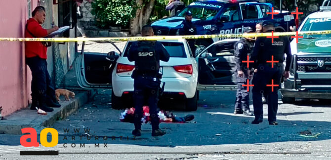 Hombre muerto Rivera Temixco