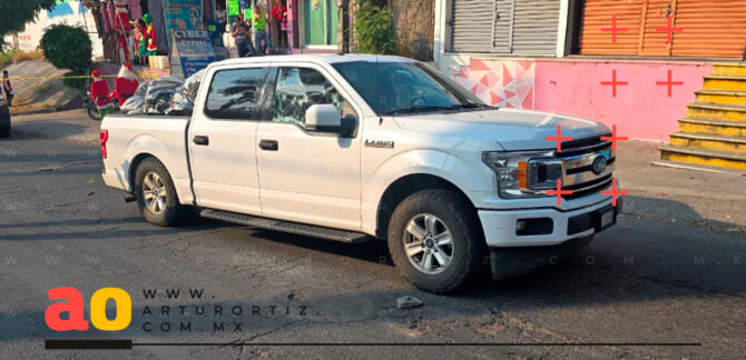 Matan pareja viajaba camioneta en Cuautla