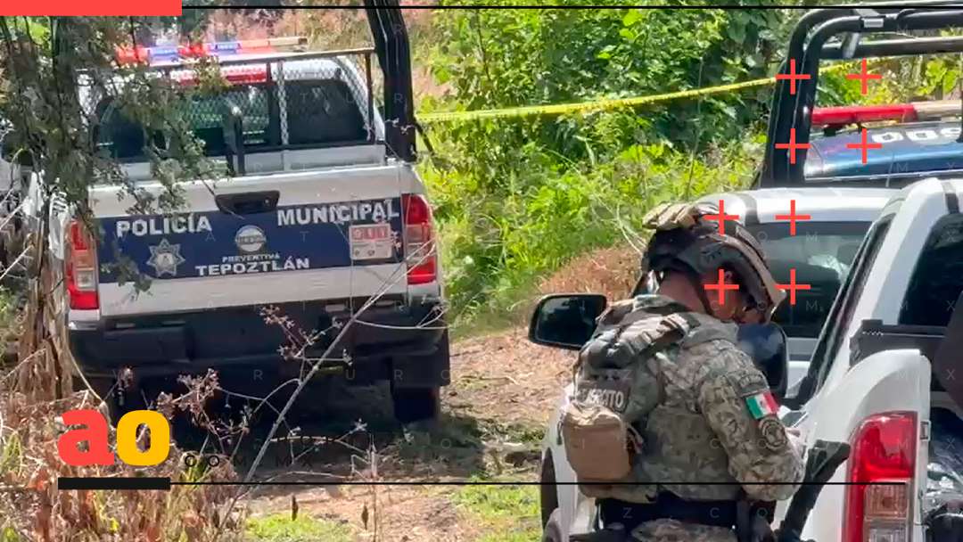 HALLAN HOMBRE ASESINADO EN UNA TERRACERÍA EN TEPOZTLÁN