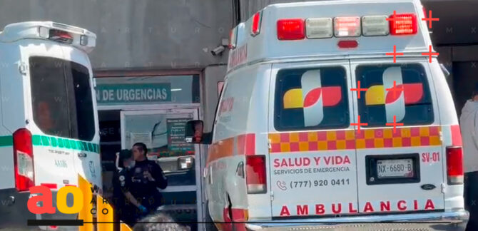 Policía de Temixco lesionado con su propia arma