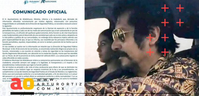 Titular Seguridad Pública Atlatlahucan maneja patrulla sin uniforme