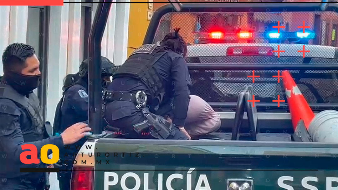 DETIENEN A LADRÓN EN EL CENTRO DE CUERNAVACA