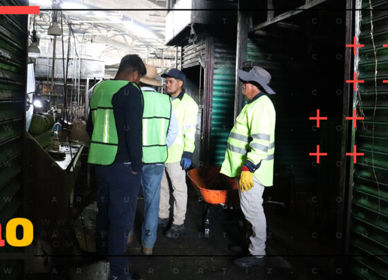 apoyos negocios afectados incendio mercado Adolfo López Mateos