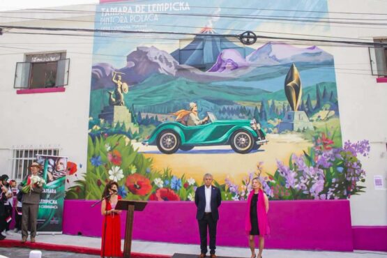 Mural Tamara de Lempicka Ayuntamiento Cuernavaca