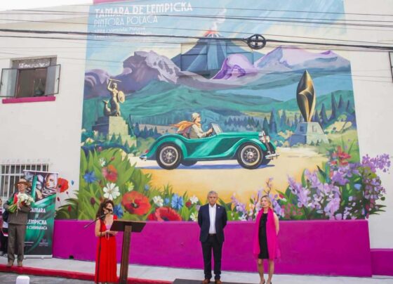 Mural Tamara de Lempicka Ayuntamiento Cuernavaca