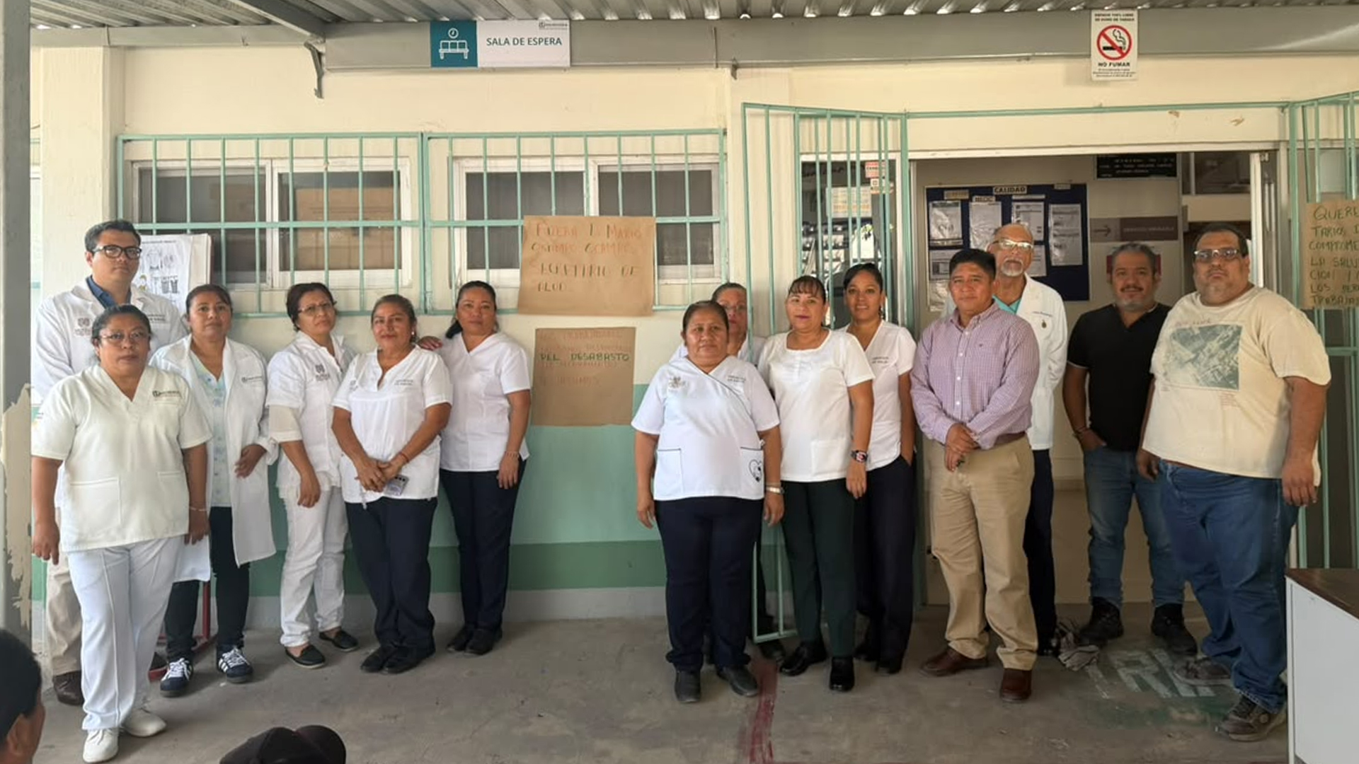 SERVICIOS DE SALUD DE MORELOS INICIAN PARO DE BRAZOS CAÍDOS